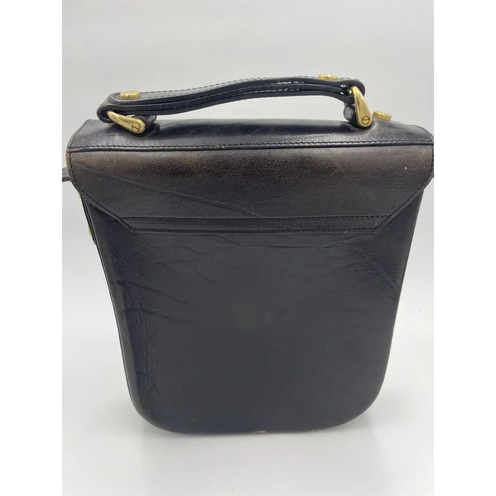 OROTON Messenger‎ Bag Crossbody Brown Leather Shoulder Hobo Logo Purse Handbag